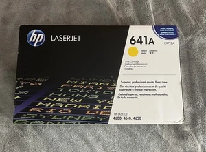 HP 641A Gelb (C9722A) Tonerkassette - Brandneu Versiegelt - Bild 1 von 5