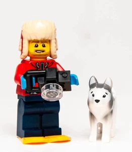 LEGO Minifigure Photographer Biologist & Husky Arctic (cty0905) 60194 60191 (brr - Picture 1 of 6