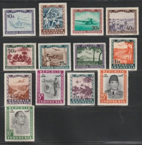 Indonesia 1949 Sc # C 19-31 MNH OG $47.70 - Picture 1 of 1
