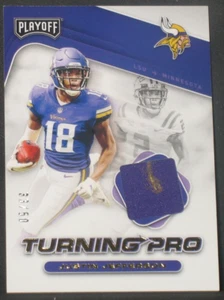 Camiseta deportiva Justin Jeferson 2020 Panini Playoff Turning Pro Rookie Prime (33/50) #13 - Imagen 1 de 2