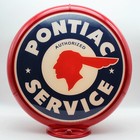 PONTIAC SERVICE 13.5" Gas Pump Globe - SHIPS ASSEMBLED! READY FOR YOUR PUMP!!