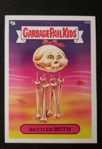 RATTLED RUTH 43b Garbage Pail Kids 2014 Series 1 GPK Card