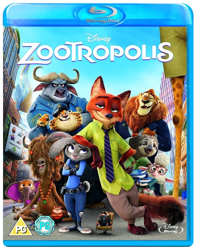 Zootropolis Blu-ray (uk Import) DVD Region 2