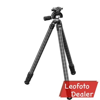 Leofoto SA-363CX+MH-50X Arca Clamp Outdoors Tripod with Dynamic Ball Head Set - Image 1 of 4