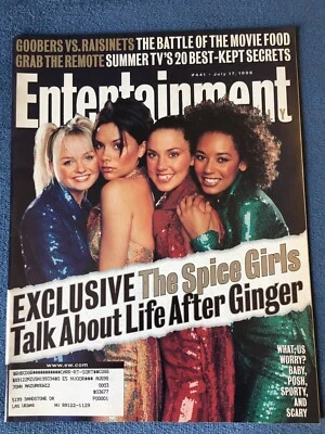 The Spice Girls Entertainment Weekly Exclusive July 17 1998 # 441 Vintage Vtg - Image 1 of 4