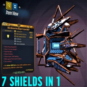 (XBOX/PC) Borderlands 3 MODDED Nova Berner Aufladen Frozen Heart 72 - Bild 1 von 1