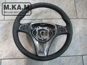 Volante Mercedes W176 Clase A volante airbag negro interruptor A0014608803 - Imagen 1 de 4