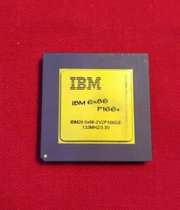 IBM 6x86 P166+ Plus Socket 7 IBM26 6x86-2V2P166GE Cyrix โ
Rare Vintage Gold - Picture 1 of 2