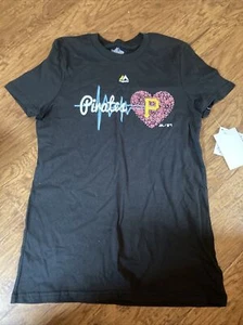 Pittsburgh Pirates offizielles MLB Jugend Kinder Mädchen Größe T-Shirt neu mit Etikett - Bild 1 von 4