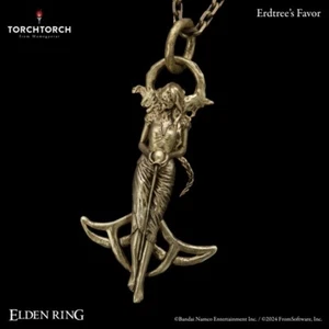 ELDEN RING x TORCH TORCH Erdtree's Favor Pendant NEW Japan - Picture 1 of 12