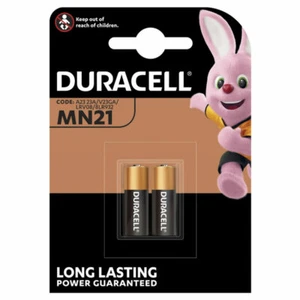2 x Duracell Alkaline MN21 12V Batterien A23 V23GA 3LR50 LRV08 2er Pack - Bild 1 von 9