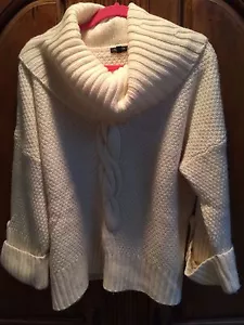 SUÉTER CREMA TALBOTS TALLA L NUEVO - Imagen 1 de 4