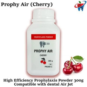Polvo de profilaxis dental profilaxis aire esmalte dental eliminar manchas cereza 300 g - Imagen 1 de 4