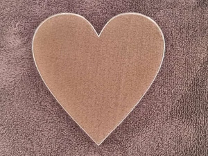 Heart shape Sublimation crafting blank Acrylic clear or white - Picture 1 of 9