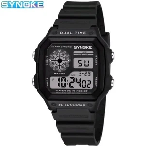 SYNOKE Military Watch, Digital Mens LED Watch, Mens Wristwatch, Digital Watch UK - Picture 1 of 9
