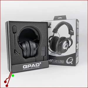 QPad QH-92 Pro Gaming Cuffie per PC con Microfono Stereo da 53mm Jack 3,5 - Photo 1/4