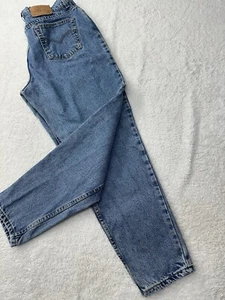 Levi's 522 Jeans Damen 18M Blau Tapered Fit Tapered Leg 90er Vintage Übergröße Retro - Bild 1 von 21