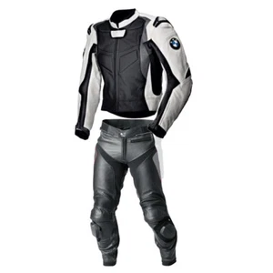 BMW Combinaisons de moto Hommes Courses Armure Protecteur Motard Sport Cuir - Imagen 1 de 2