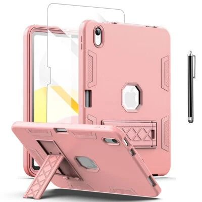 Funda para Apple iPad A16 11 pulgadas (2025) a prueba de golpes resistente soporte cubierta militar Foto 1 de 4