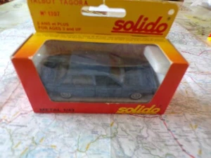 TALBOT Tagora Bleue SOLIDO Ref 1307 1/43 en boite - Imagen 1 de 1