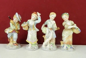 Lote de 4 estatuillas de Japón ocupado - Imagen 1 de 7