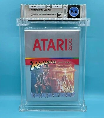 RAIDERS OF THE LOST ARK  - WATA 9.6  NS  **  Atari 2600  **  NEW  MINT SEALED  - Image 1 of 4