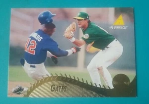 Pinnacle Baseball Brent Gates 1995 #191 - atletismo de Oakland - Imagen 1 de 2