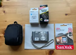 Sony CyberShot DSC-W810 Digital Camera Silver w/ All NEW Accessories-Good Cond. - Picture 1 of 14