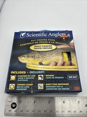 Paquete de pesca con mosca Scientific Angler WF-6-F nuevo stock antiguo caja original Foto 1 de 2