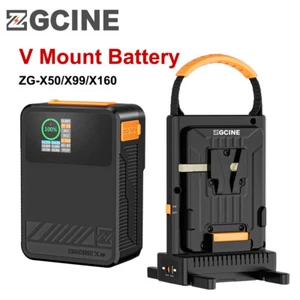 ZGCINE X50 X99 X160 Mini V-Mount Battery 1.3" IPS HD Screen for Cameras Monitors - Picture 1 of 11