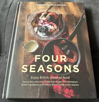 Dairy Diary 176 Page Four Seasons Cookbook Hardback British Recipe Book NEW* - Image 1 of 4