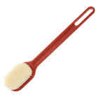 Long Handle Body Brush for Shower and Exfoliating - Red