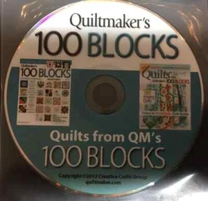 Quiltmaker's, and Quilts from, 100 Blocks, Magazines, 2013, on PC Disc Disc Only - Picture 1 of 1