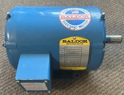 Baldor M3116T-8 High Efficiency Motor 1HP, 3PH, 1725RPM, 143T, 200V, 7/8”shaft - Image 1 of 4