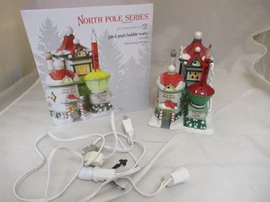 2012 Dept 56 North Pole PIP & POP'S BUBBLE WORKS #4025280 w/Cord - TESTED WORKS! - Picture 1 of 9