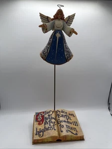 Jim Shore Peace On Earth Angel Heartwood Creek Figurine With Stand - Picture 1 of 20