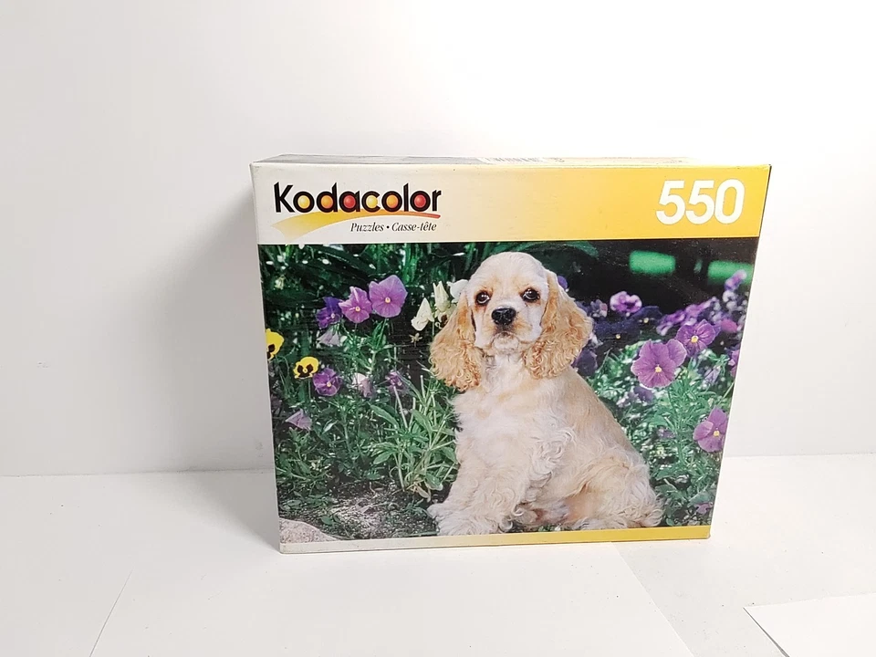 "Rompecabezas Kodacolor Cocker Spaniel 550 piezas 13x19"""  Foto 1 de 3
