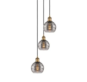 Innovations Lighting 113B-3P-24-12 Rochester Pendant Rochester 3 - Brass - Picture 1 of 12