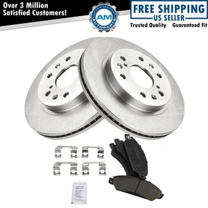 Front Premium Posi Ceramic Disc Brake Pads & Rotors Kit for Chevy GMC - Picture 1 of 4