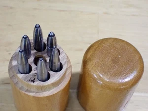 Group of 6 Unbranded Watchmakers Small Hole Closing Punches VG 0, 1, 2, 4, 5, 6 - Picture 1 of 4