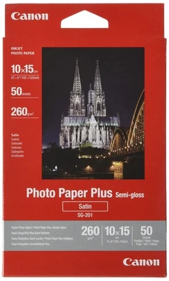 CanonSG2014X6 Original Original 1686B015-100x150mm 50 Sheets Semi-Gloss Photo Pa - Image 1 of 4