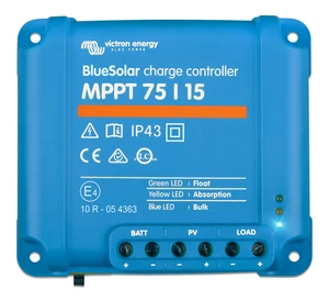 Victron 12/24V 15A BlueSolar MPPT 75/15 Non-Bluetooth Solar Charge Controller - Picture 1 of 9