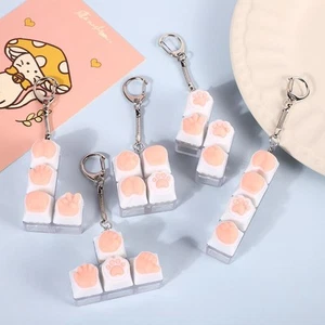 Silicone Fingertip Decompression Toy Keys Mobile phone Pendant - Photo 1 sur 11
