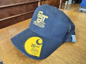 Cappello Berretto Carhartt Adulto PGT Inc Trucking Logo Grafica Snapback Uomo Nero - Foto 1 di 7