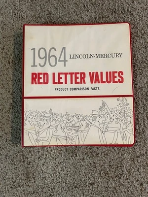 1964 Mercury Comet and Lincoln comparison with compitition book. - Image 1 of 4