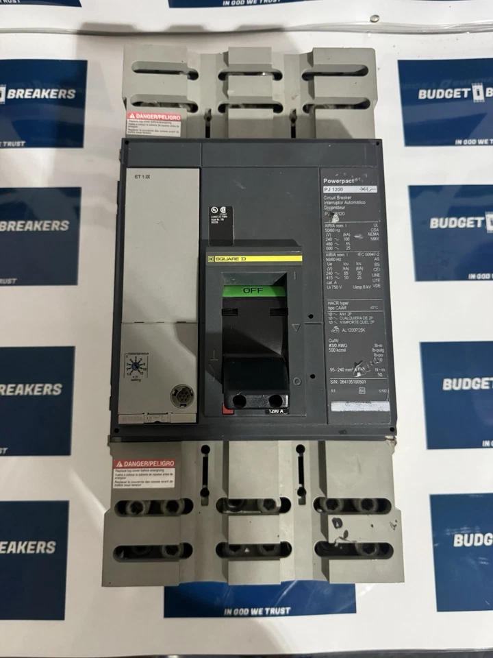 SCHNEIDER 电动 PJL36120 1200A 100kA 240V 65kA 480V 25kA 600V — 第 1/1 张图片