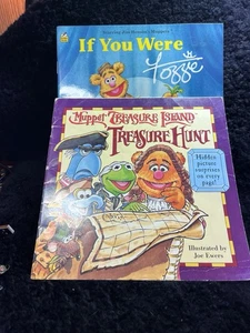 Muppet Book Lot 2 Treasure Island Hunt Lara Rice Bergen If You Were Fozzie - Picture 1 of 8