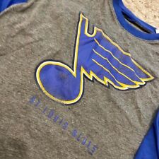 St. Louis Blues Long Sleeve Shirt Menâ€™s Xl Nhl Hockey Fan Apparel - New