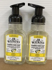 2 pk-JR Watkins Foaming Hand Soap. Lemon. Plant Based Ingredients 9 fl. oz. - Picture 1 of 2