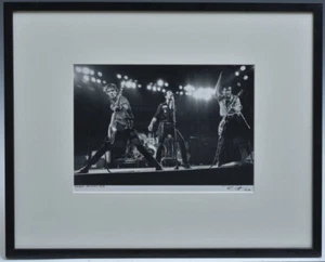 THE CLASH live Boston, 1979, signed BOB GRUEN Silver Gelatin Framed Photograph - Picture 1 of 2